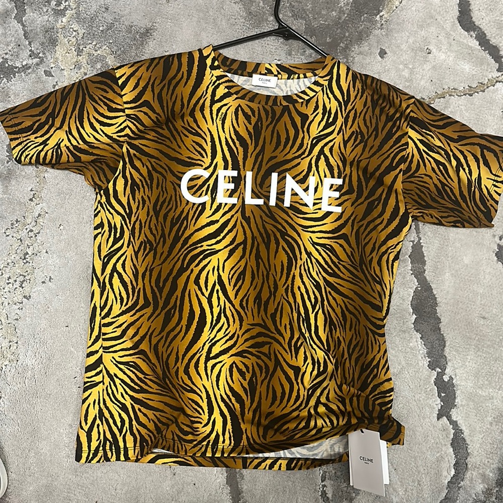 Celine Zebra T Shirt